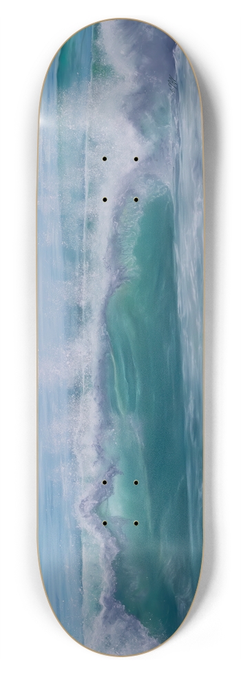 'Momentary Emerald City' (Skateboard Deck)