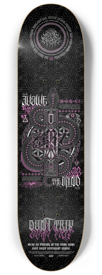 8.25" • EVOLVE THE MIND V2 • Skateboard Deck