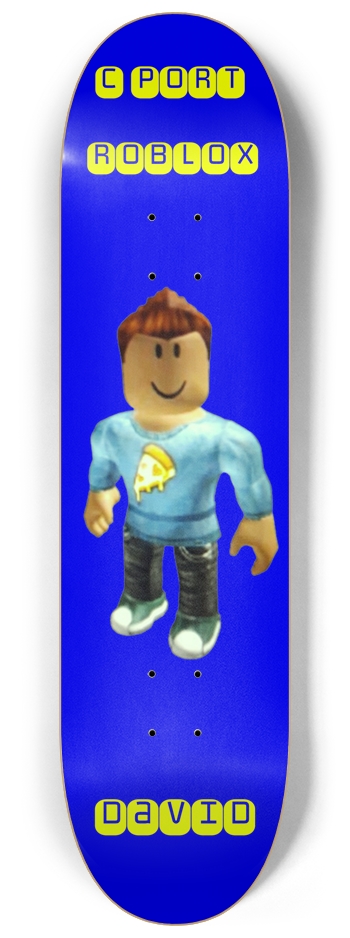 C Port David Roblox Pizza Glow in the dark deck