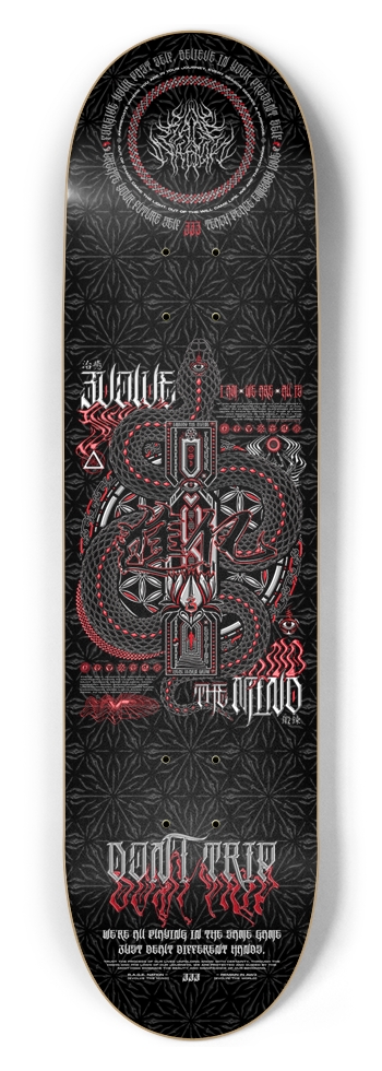 8.5" • EVOLVE THE MIND V3 • Skateboard Deck