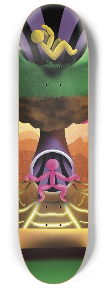 Down the tube  8-1/4 Skateboard Deck