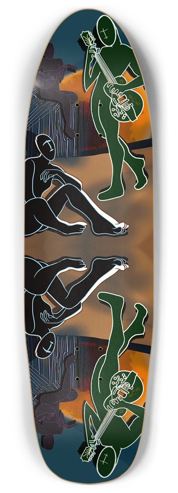 Abstract Human Figure Serenade Unique Graphic