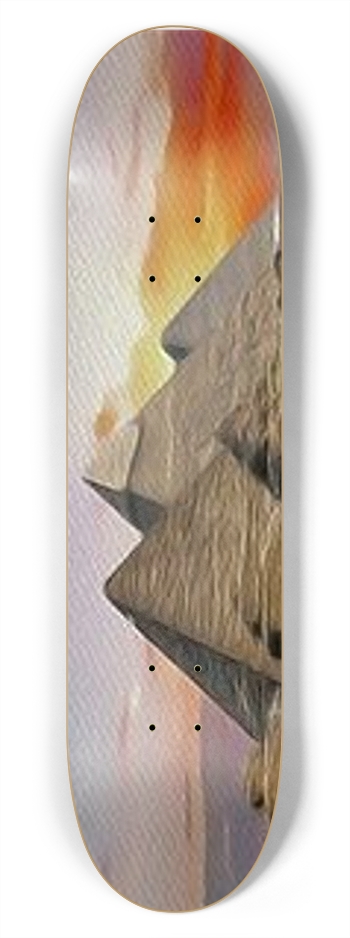 Custom Skateboard desert