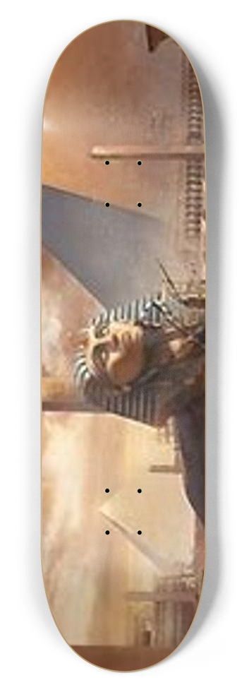 Custom Skateboard desert