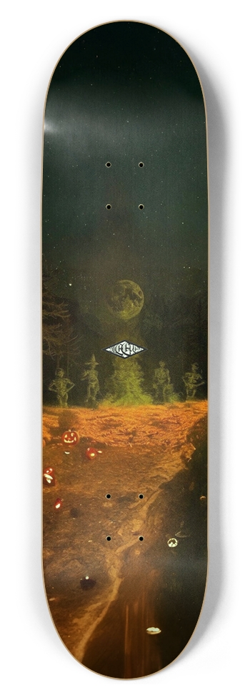 "gansworth" glow in the dark deck 8-1/2 Skateboard Deck