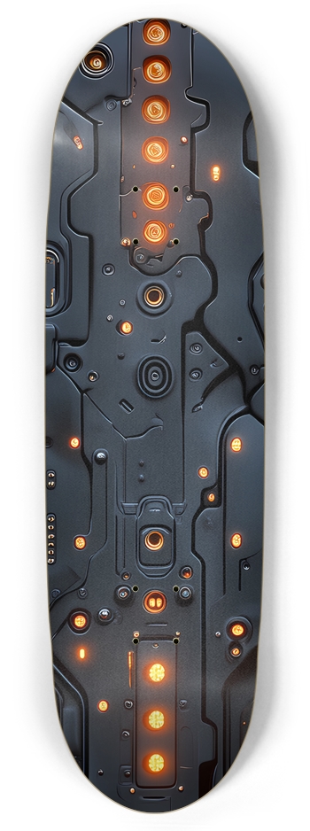 Black Hoverboard Thruster Football Board