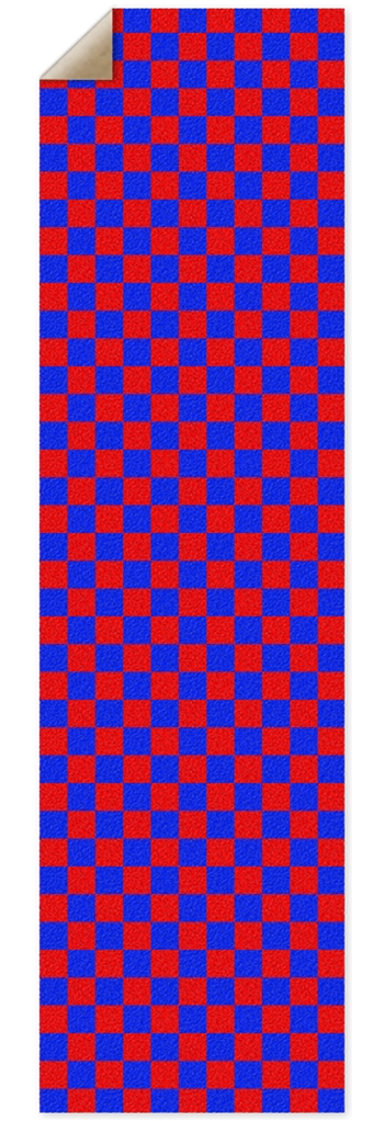 Red & Blue Checkered Custom Griptape