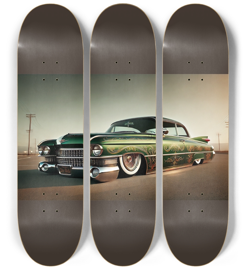 Custom Cadillac Skateboard Deck Series