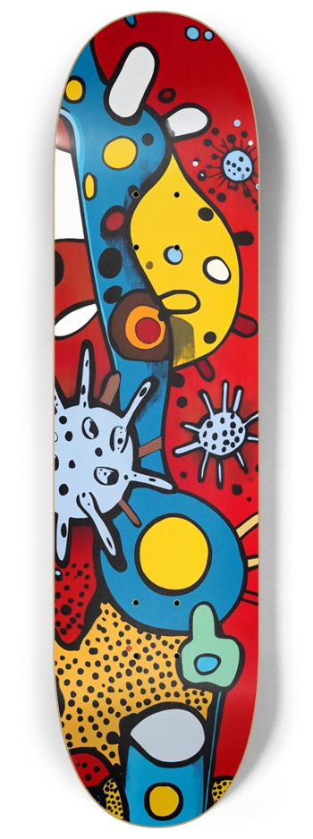 Faces Virus Skateboard