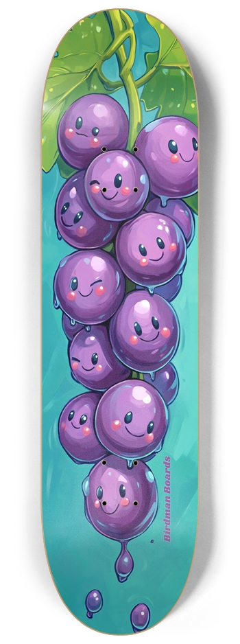 Happy Grapes Skateboard