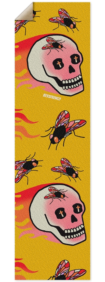 FLYING SKULL YELLOW