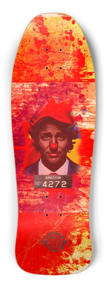 Trudeau Clown burning Canaa