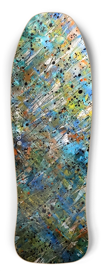 OG Art Love #4 "Cascades" Custom Skateboard