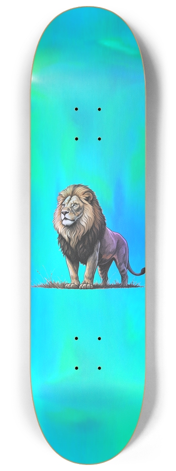 Lion - Light Blue Holographic