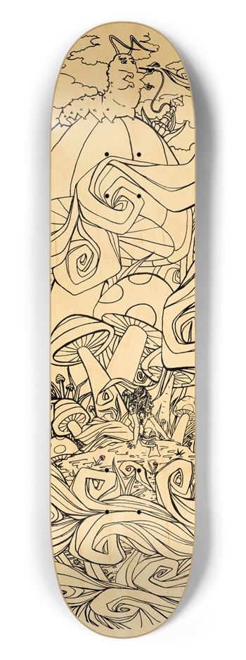 Alice 7-1/2 Skateboard Deck