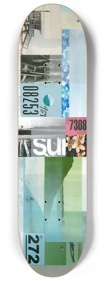 Deck 7308 Surfing Hawaii Collage