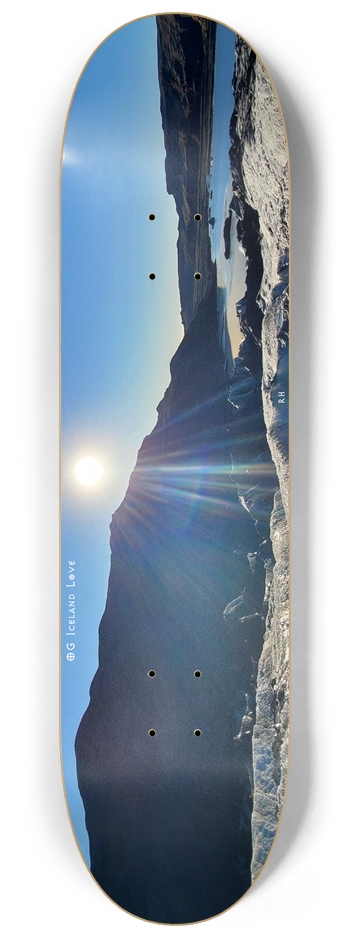 OB Iceland Love #3 Custom Skateboard