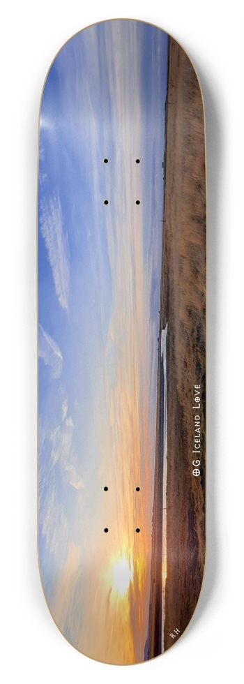 OG Iceland Love #2 Custom Skateboard
