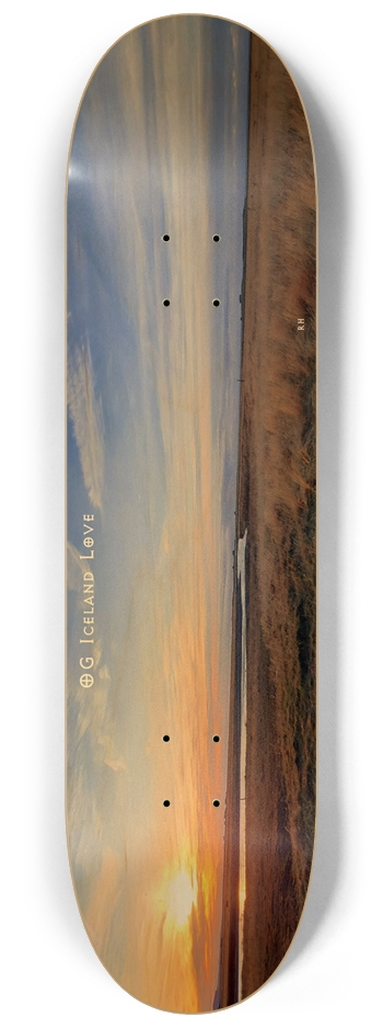 OG Iceland Love #4 Custom Skateboard