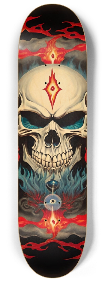 CALEB DECKS Misery Skull Deck 01