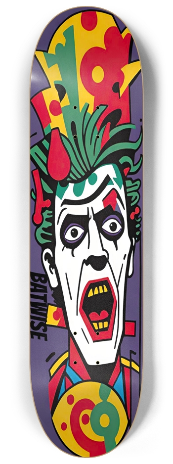BATWISE BAMBOO Joker 01 Graffiti Deck
