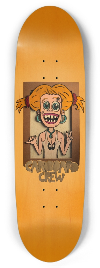 Cardboard Skateboards Football Shape