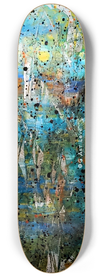 OG Art Love #5 "Cascades" Custom Skateboard