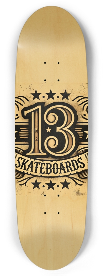 13 SKATEBOARDS - FOOTBALL SHAPE