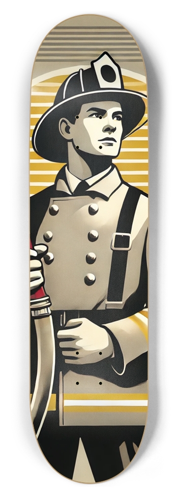 MCM Professional: Fireman 8-1/2 Skateboard Deck