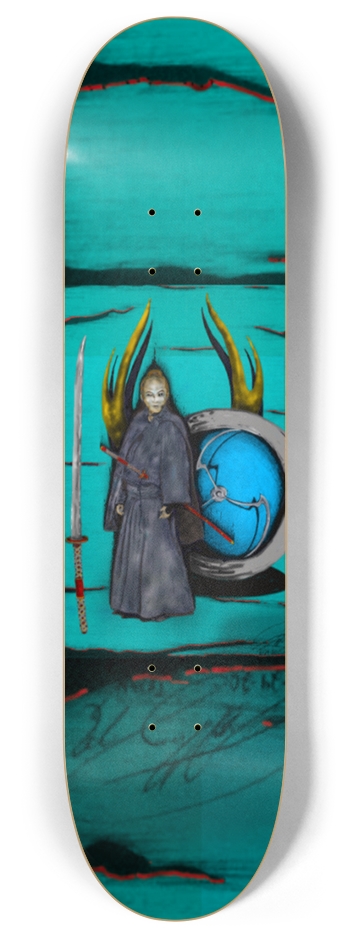Samurai 8 Inch Skateboard Deck