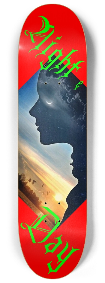 Night & Day  8-1/4 Skateboard Deck