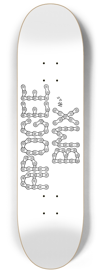 Apogee "half-link" Logo Skateboard