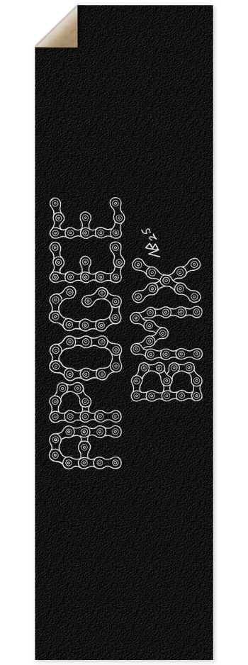 Apogee "half-link" Logo Griptape 9 x 33 Inch Griptape