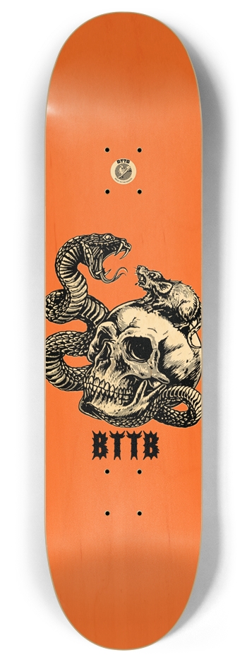 Trust no one  8 Inch Skateboard Deck