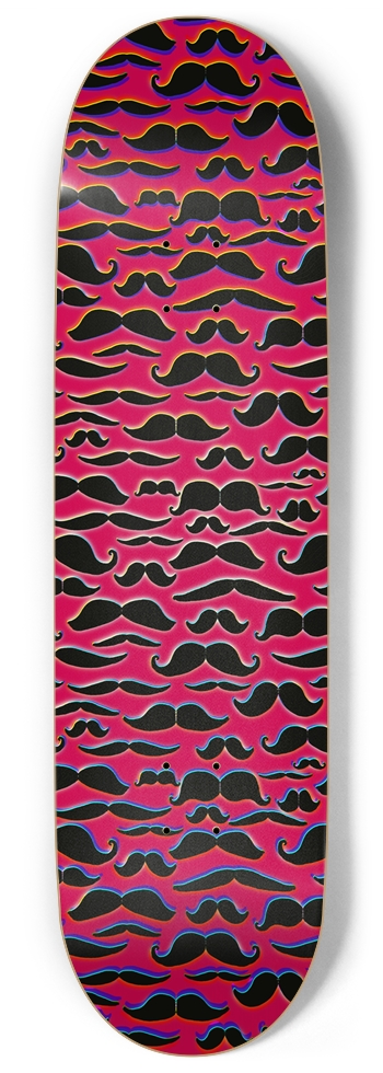 Mustache Mania Deck - Bold and Fun Designer Board