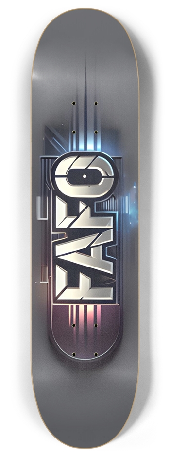 HODL FAFO  8 x 32 8 Inch Skateboard Deck