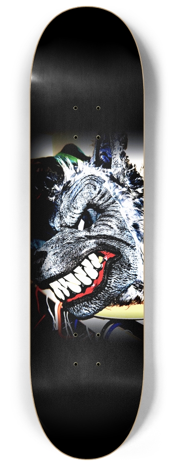 Power Tribe Wolf Deck  8-1/4 Skateboard Deck