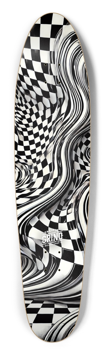 Warped Mirage longboard