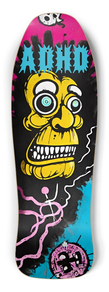 ADHD ANXIETY RETRO ROCKET DECK 01