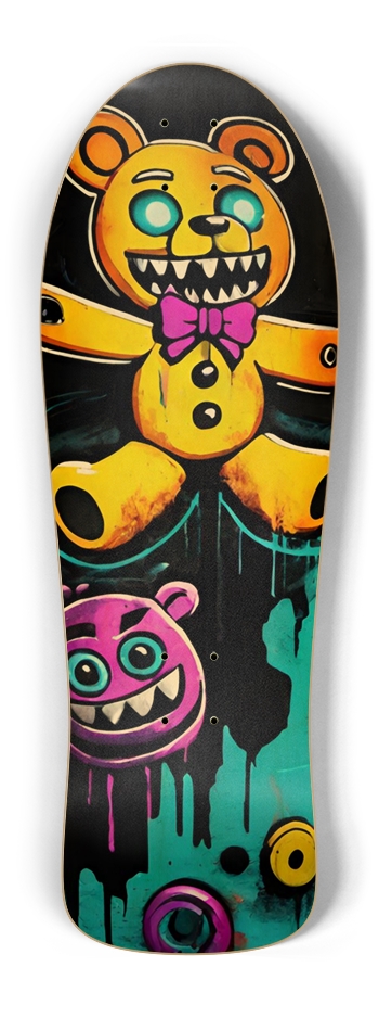 ADHD CRAZY STREET RETRO ROCKET DECK 01
