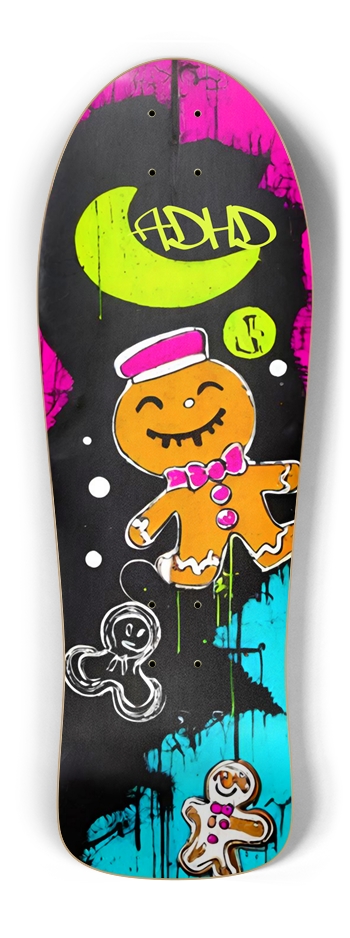 ADHD GINGY KING RETRO DECK 01