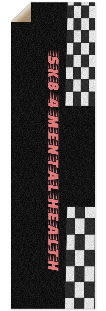 Racing stripes Sk8 4 mental health grip