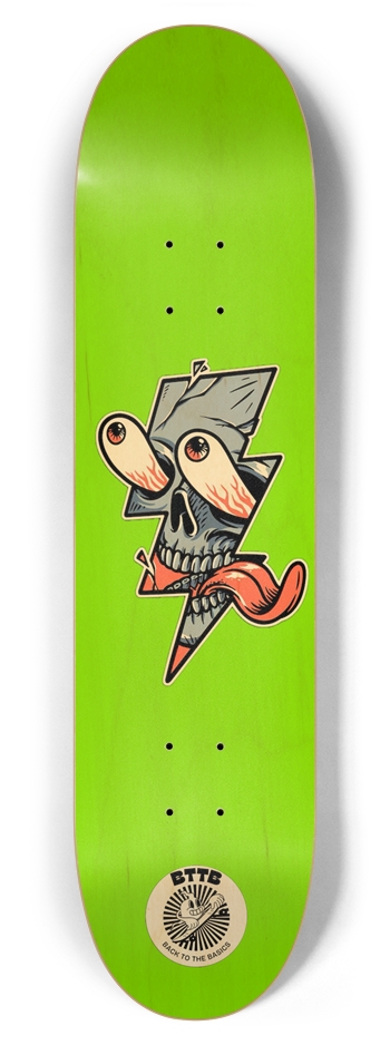 Green Lightning  7-7/8 Skateboard Deck
