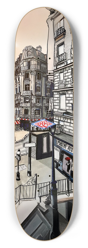 "Downtown" deck 8-1/2 Skateboard Deck