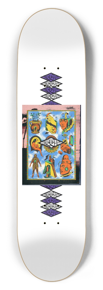 "unreal" deck 8-1/2 Skateboard Deck