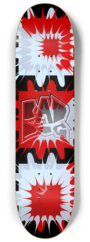 Bad Dog Boom/Splat Design – black, red