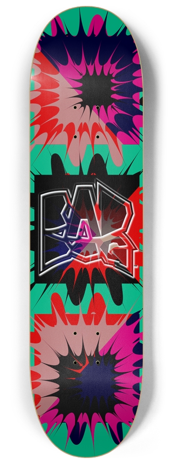 Bad Dog Boom/Splat – aqua, black, red