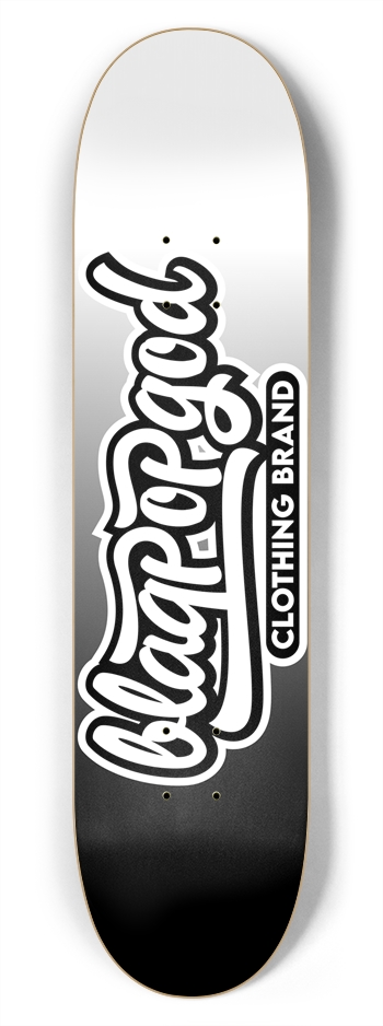 blaqpopgod-word brand 7-3/4 Skateboard Deck 
