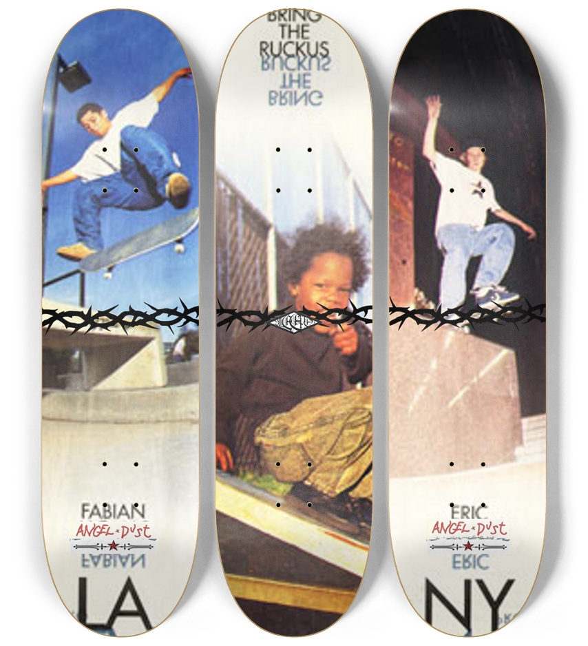 "ruckus" 3 wall series 3 Deck Wall Series