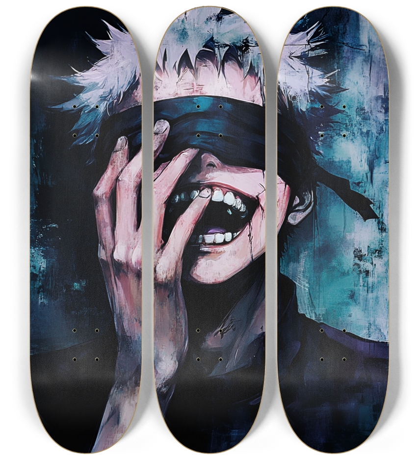 Gojo jujutsu kaisen custom Skateboard Series